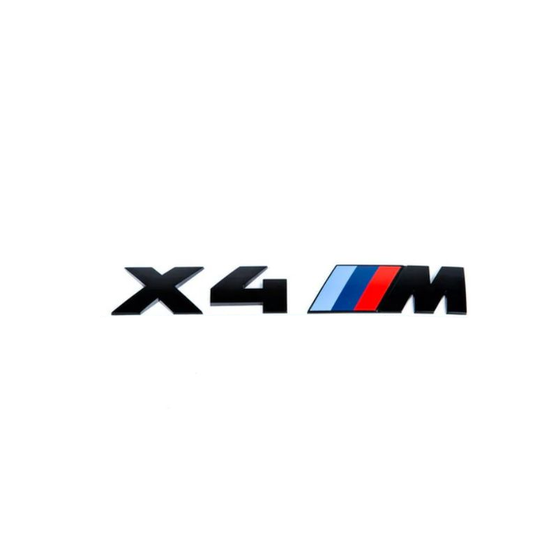 GLOSS BLACK TRUNK EMBLEM FOR BMW F98 X4M