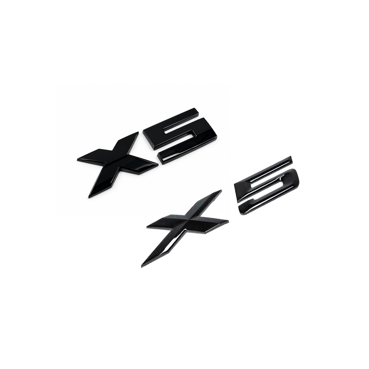 GLOSS BLACK TRUNK EMBLEM FOR BMW E70 F15 F85 G05 X5