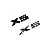 GLOSS BLACK TRUNK EMBLEM FOR BMW E70 F15 F85 G05 X5