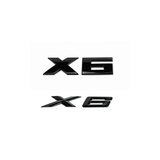 GLOSS BLACK TRUNK EMBLEM FOR BMW E71 F16 G06 X6