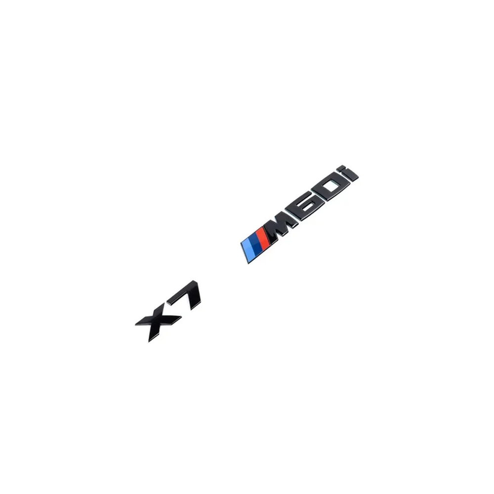 GLOSS BLACK TRUNK EMBLEM FOR BMW G07 X7 M60i