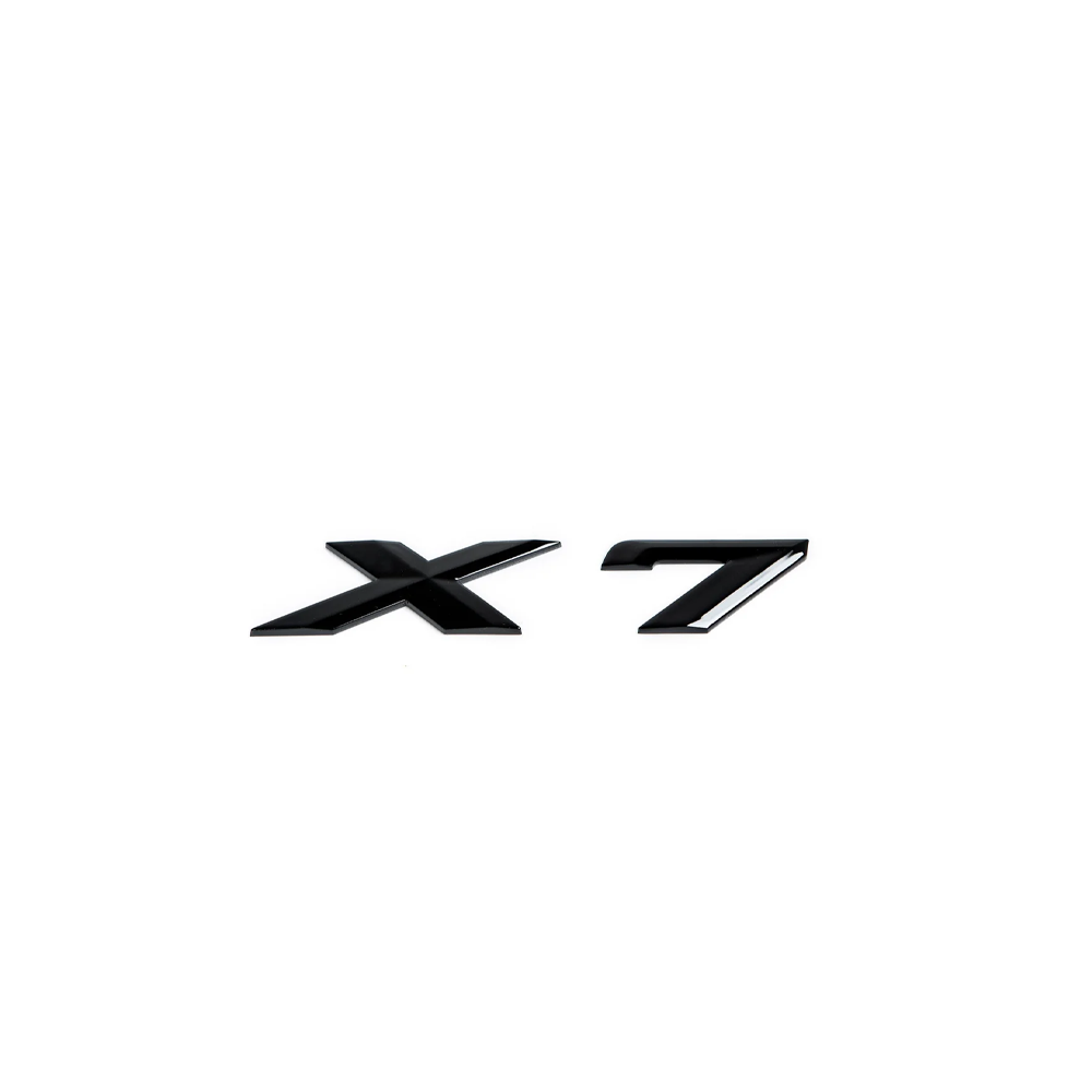 GLOSS BLACK TRUNK EMBLEM FOR BMW G07 X7