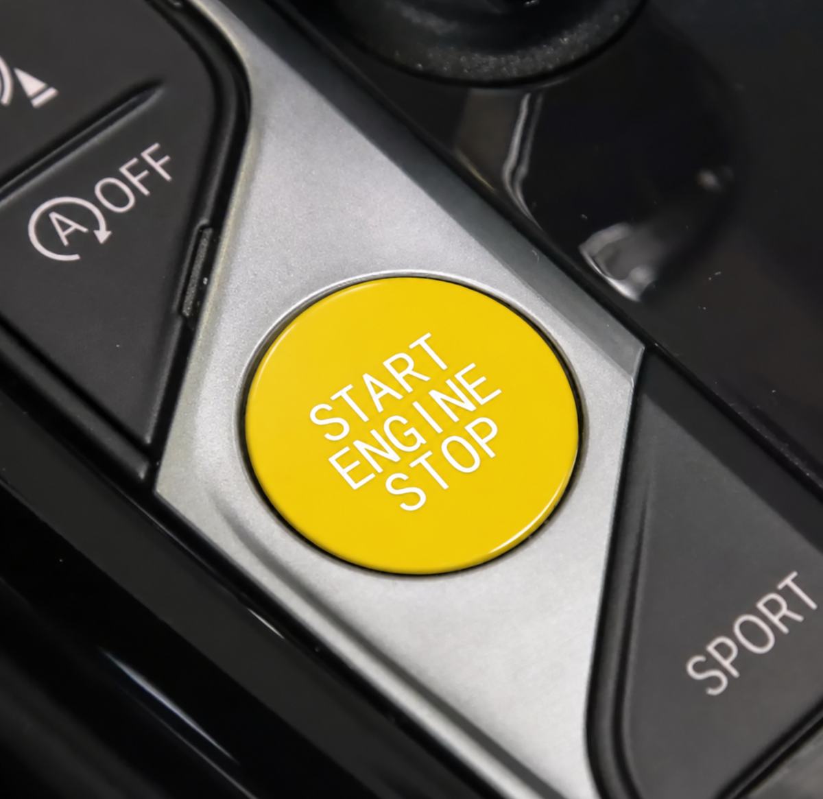 Yellow Stop/Start Button For Bmw G01 X3 Lci G02 X4 Lci